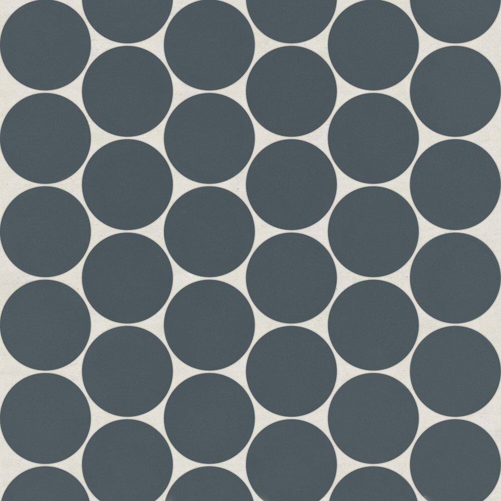 Marin 2 in. Penny Round Matte Porcelain Mosaic in Midnight Tide (8.61 sq. ft. /case) price history on PriceWatchPro