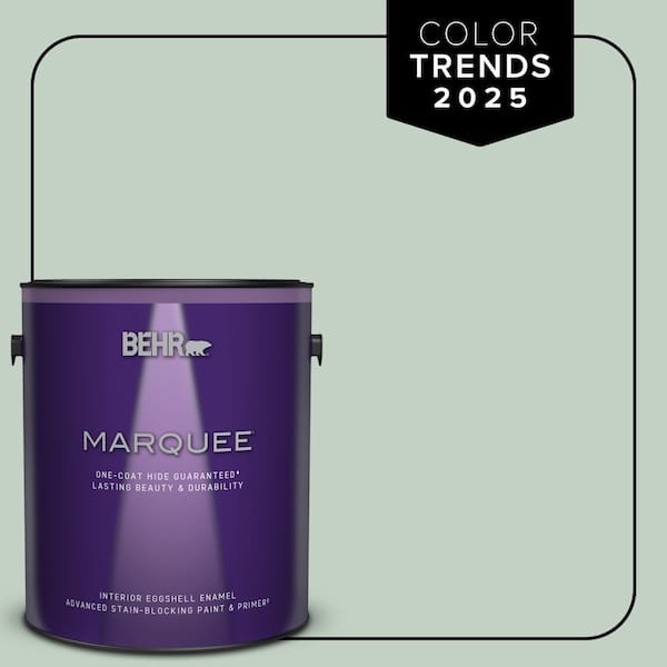 BEHR MARQUEE 1 gal. #PPU11-13 Frosted Jade One-Coat Hide Eggshell Enamel Interior Paint & Primer