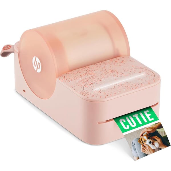 HP Sprocket Panorama Instant Portable Color Label and Photo Printer with Bluetooth Pink