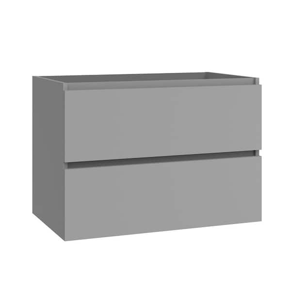 Flora 31.1 in. Bath Vanity Cabinet without Top in Mist Matte Assembled