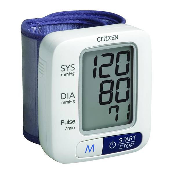 Veridian Healthcare Digital Blood Pressure Wrist Monitor in White