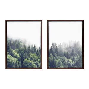 Sylvie Transitional Framed Canvas Wall Art 24 in. x 18 in. (Set of 2)