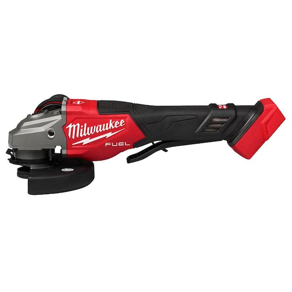 M18 FUEL 18-Volt Lithium-Ion Brushless Cordless 4-1/2 in. /6 in. Braking Grinder with Paddle Switch with Wheel