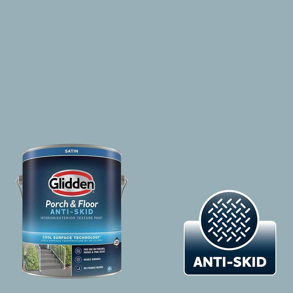 Glidden Porch and Floor 1 gal. PPG1149-4 Mountain Stream Satin Interior ...