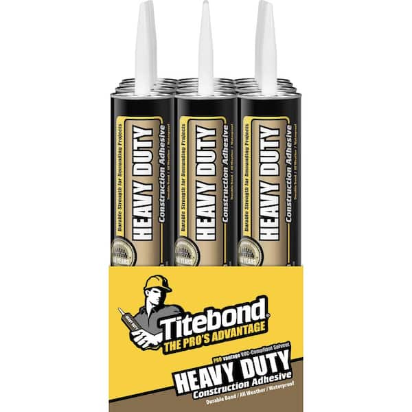 Titebond 28 oz. PROvantage Heavy Duty Construction Adhesive (12-Pack)