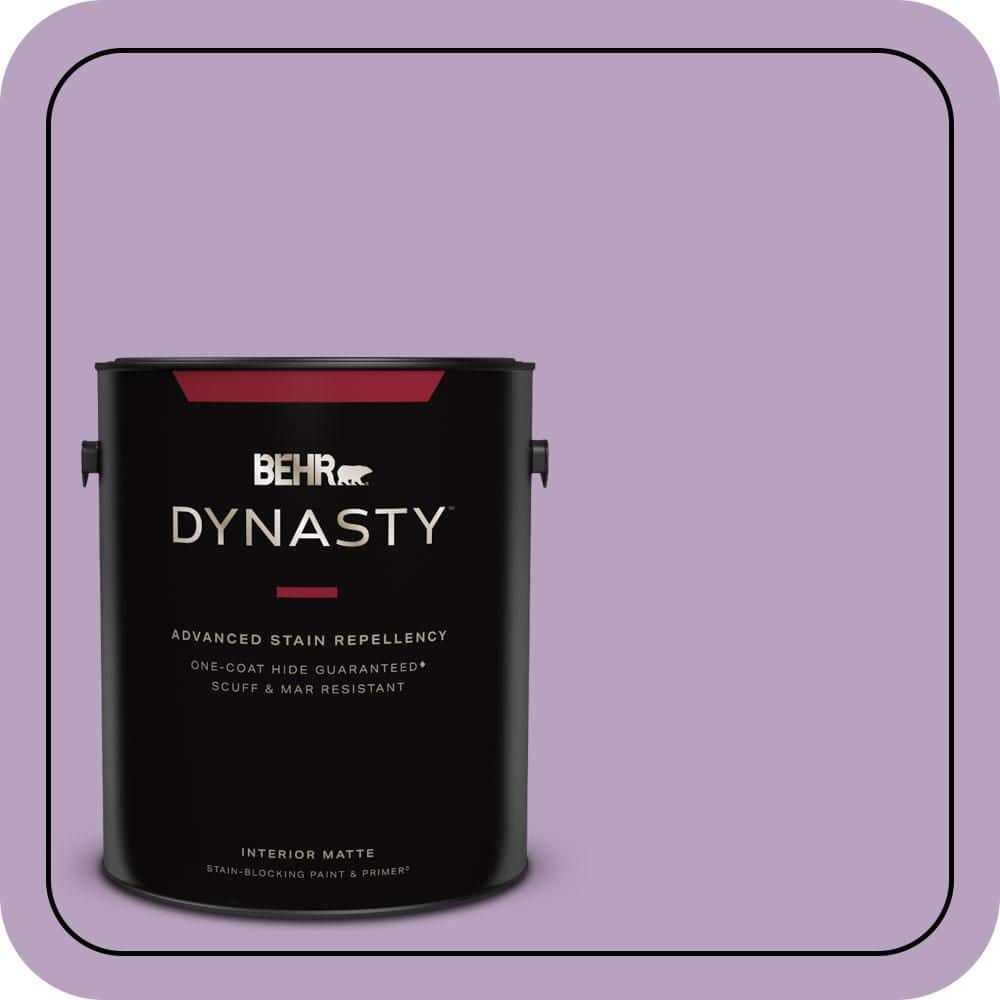1 gal. #660D-4 Lilac Rose Matte Interior Stain-Blocking Paint & Primer