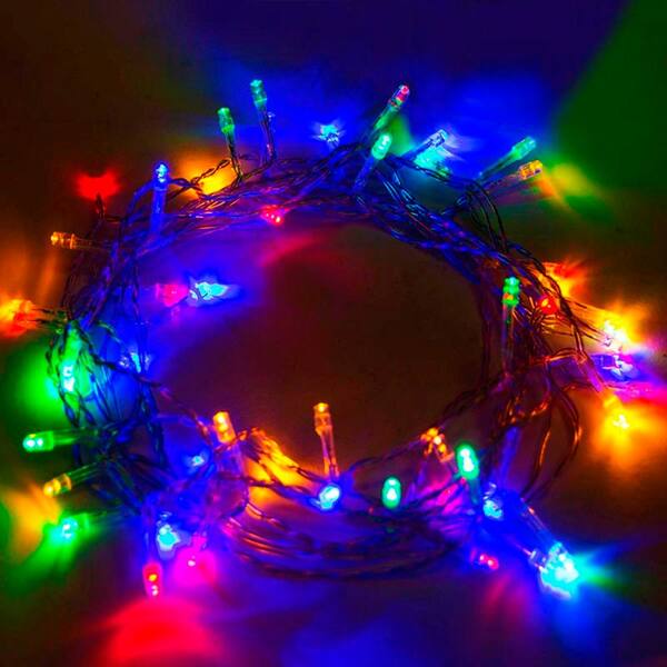 ALEKO 50 LED Multi-Color Battery-Operated String Lights