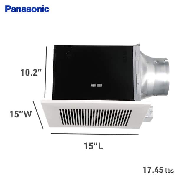 Panasonic WhisperCeiling 290 CFM Ceiling Surface Mount Bathroom 