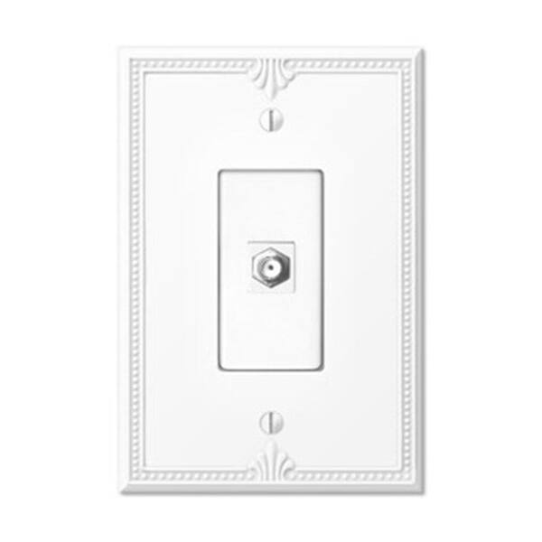 Creative Accents White 1-Gang Wall Plate