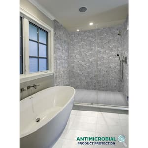 EpicClean Milton Glamour Matte 13 in. x 11 in. Glazed Ceramic Penny Round Mosaic Tile (1.06 sq. ft./Each)