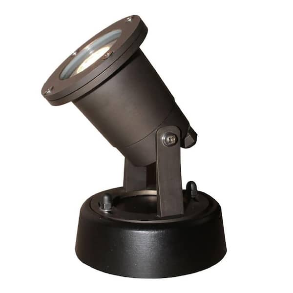 300 Lumen Low Voltage Bronze Integrated LED Hardwired Landscape Outdoor Well Light