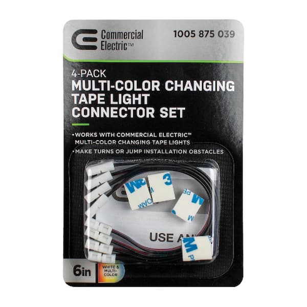 Rgb W 4 In X 6 Snap Connectors, Home Depot Canada Led Light Strips