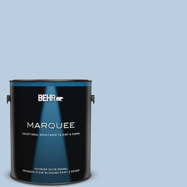 BEHR MARQUEE 1 gal. #M530-2 Skys the Limit Satin Enamel Exterior Paint & Primer