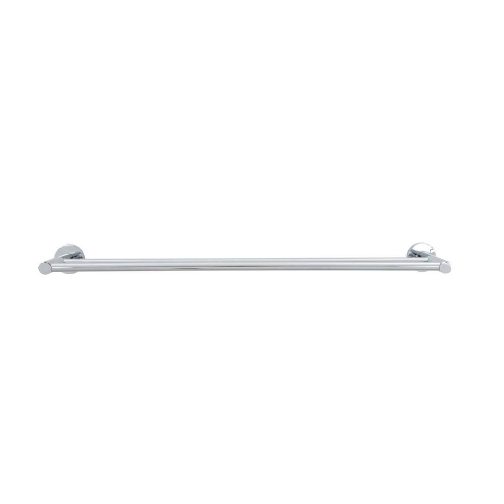 Venezia 24-Inch Polished Chrome Double Towel Bar