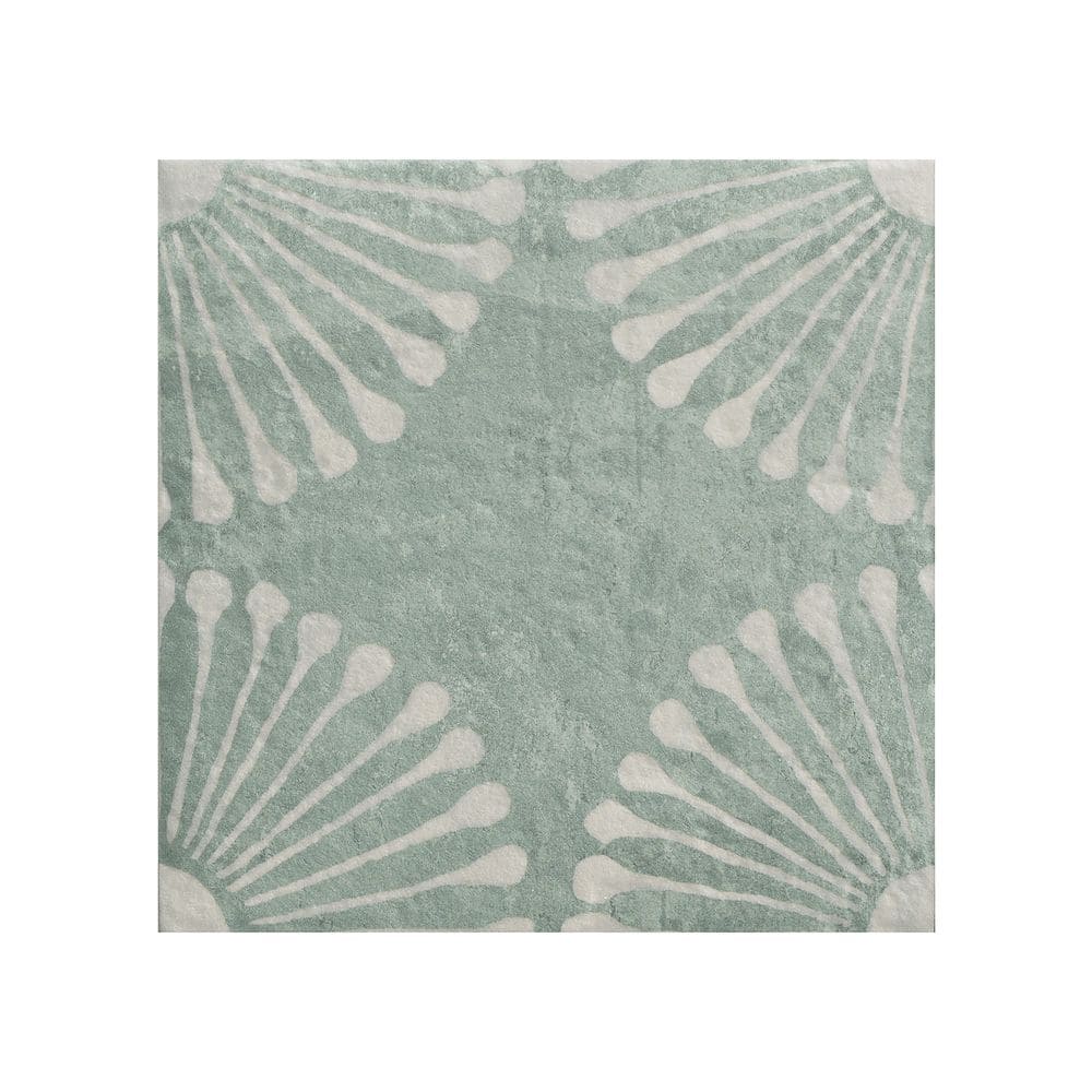 Take Home Sample-Merena Green 4 in. x 4 in. Matte Porcelain Square Wall and Floor Tile Sample price history on PriceWatchPro