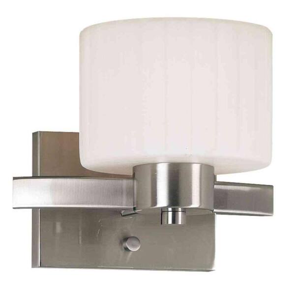 Kenroy Home Legacy 1-Light Brushed Steel Light Sconce