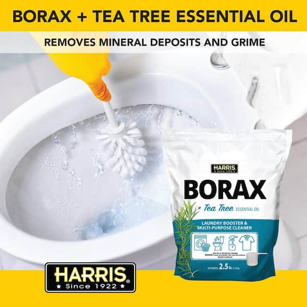 Harris 2.5 lbs Unscented Borax Laundry Booster & Multi-Purpose Cleaner  (4-Pack) 4BORAX-25 - The Home Depot