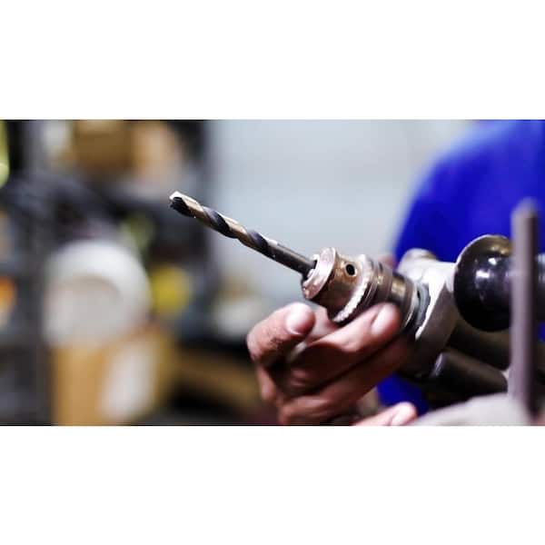 DEWALT 13/32-in X 5-3/8-in Black And Gold Coated Hss Jobber Length Twist Drill Bit DW1126 G At - Foto 5