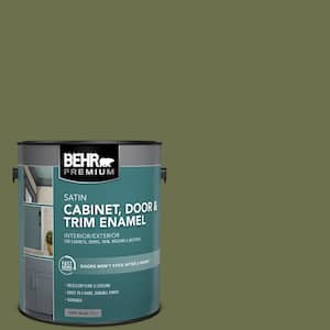 1 gal. #AE-36 Shelter Green Satin Enamel Interior/Exterior Cabinet, Door & Trim Paint