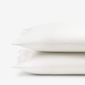 Company Cotton Creme Solid 300-Thread Count Wrinkle-Free Sateen King Pillowcase (Set of 2)