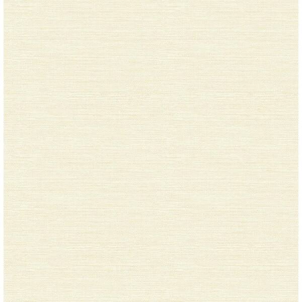 A-Street Prints Agave Yellow Faux Grasscloth Yellow Wallpaper Sample