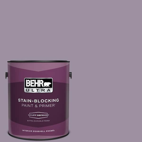 BEHR ULTRA 1 gal. #660F-5 Amethyst Phlox Extra Durable Eggshell Enamel Interior Paint & Primer