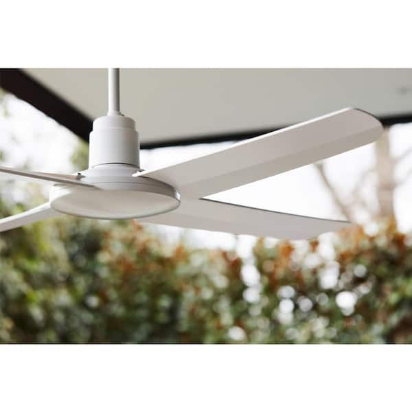 Lucci Air Nautilus 52 in. White Ceiling Fan with Remote Control