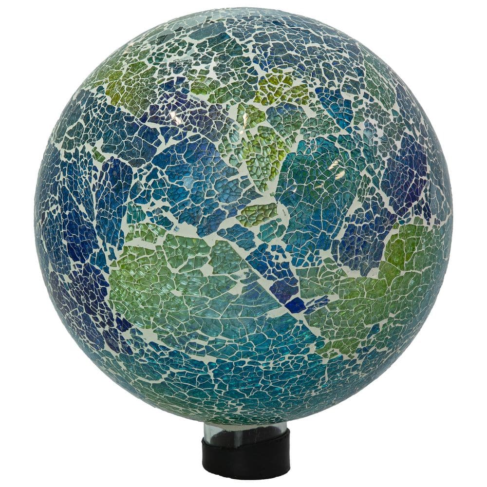 Azul Terra Crackled Glass Mosaic Gazing Globe - 10 in. price history on PriceWatchPro