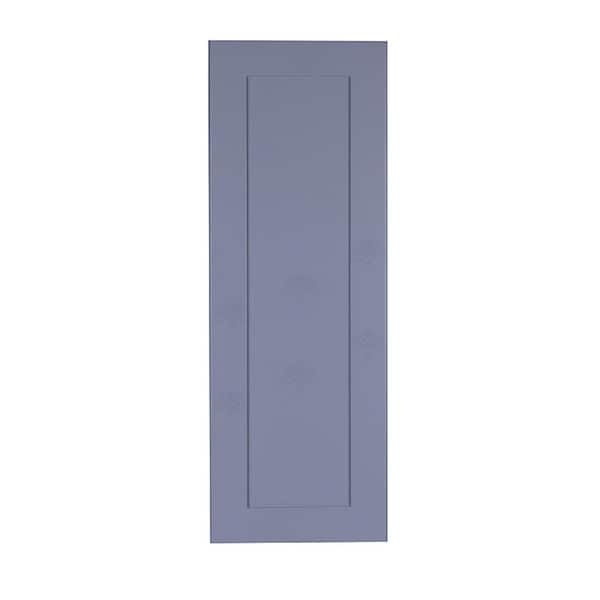 LIFEART CABINETRY Lancaster Gray Plywood Shaker Stock Assembled Wall Kitchen Cabinet 18 in. W x 42 in. H x 12 in. D