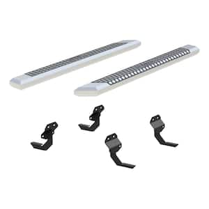 AdvantEDGE Chrome Aluminum 75-Inch Truck Running Boards, Select Ford F-150, F-250, F-350 Super Duty