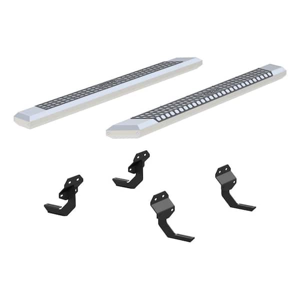 AdvantEDGE Chrome Aluminum 75-Inch Truck Running Boards, Select Ford F-150, F-250, F-350 Super Duty