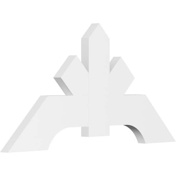 Ekena Millwork Vanguard 48 in. W x 24 in. H x 2 in. D Signature Polyurethane Bracket