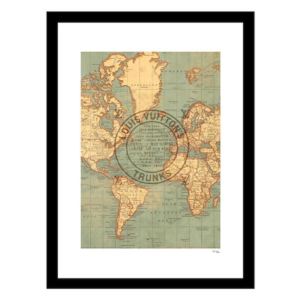 VENICE BEACH Collections Vintage Fashion Travel Style by Fairchild Paris 1-Piece Framed Graphic Print Abstract Poster Art Print 18 in. x 14 in.
