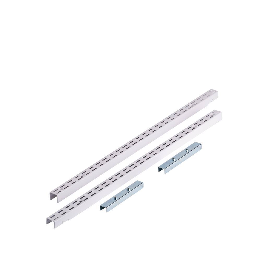 Storability 63 in. L Steel Hang Rail Track System Accessory in White (1-Pack) price history on PriceWatchPro