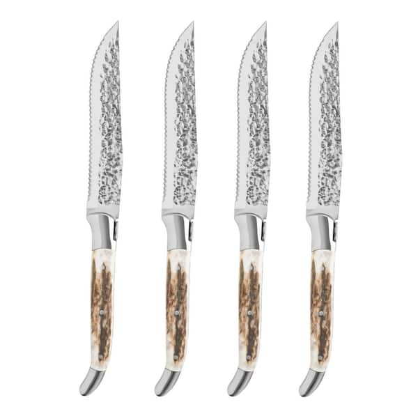 French Home Laguiole 4pk Stainless Steel Connoisseur Bbq Steak