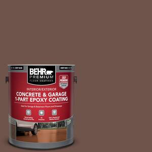 1 gal. #N150-6 Coffee Beans Self-Priming 1-Part Epoxy Satin Interior/Exterior Concrete and Garage Floor Paint