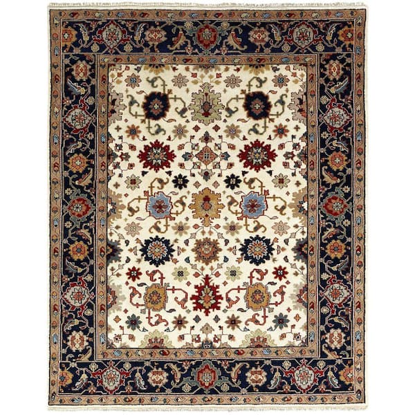 UMBRIA 8 ft. x 11 ft. White Western Area Rug