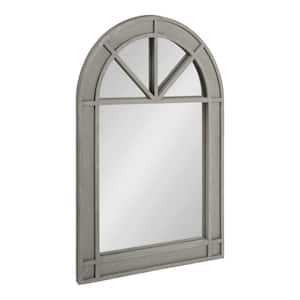 Medium Arch Gray Classic Mirror (36 in. H x 24 in. W)