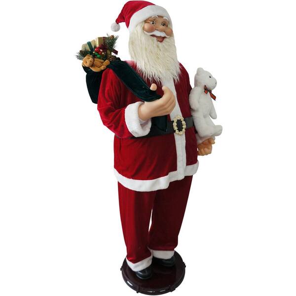 40* outlet Dancing Santa Bear by Christmas International Musical Winter Wonderland