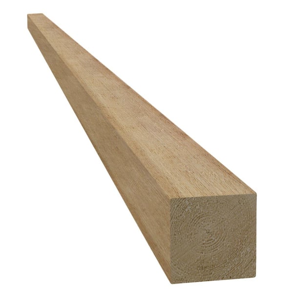 6 in. x 6 in. x 8 ft. Rough Green Cedar Timber 17764 The Home Depot