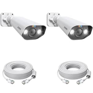 ZG1825E ZG1825A 5MP PoE Wired IP Outdoor Home Security Camera, 2-Way Audio, Only Work with Same Brand NVR