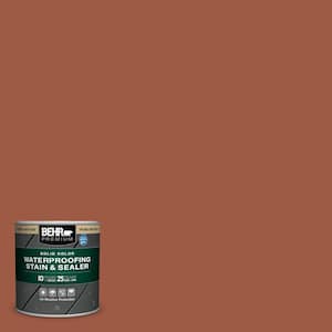 8 oz. #PFC-15 Santa Fe Solid Color Waterproofing Exterior Wood Stain and Sealer Sample