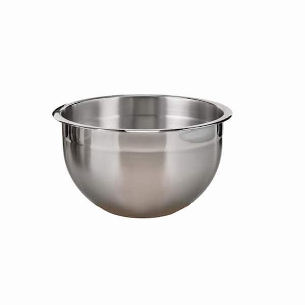  AtHomeBaking Stainless Steel Mixing Bowl - 10 inch - 5 Quart -  Metal Mixing Bowls - 304 Stainless Steel Mixing Bowls - Baking Bowl: Home &  Kitchen
