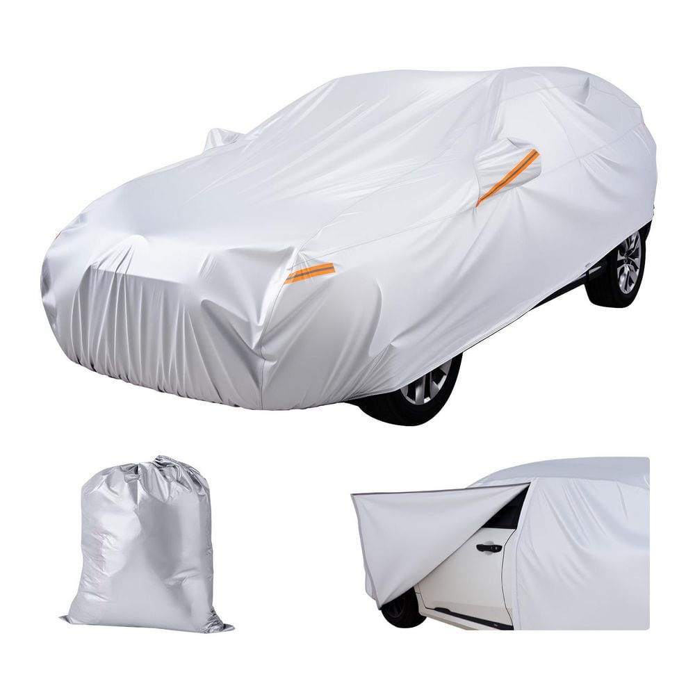 Car Cover for Toyota Camry, Waterproof All-Weather Full Exterior Cover with Door Zipper and Cotton Lining, Silver price history on PriceWatchPro