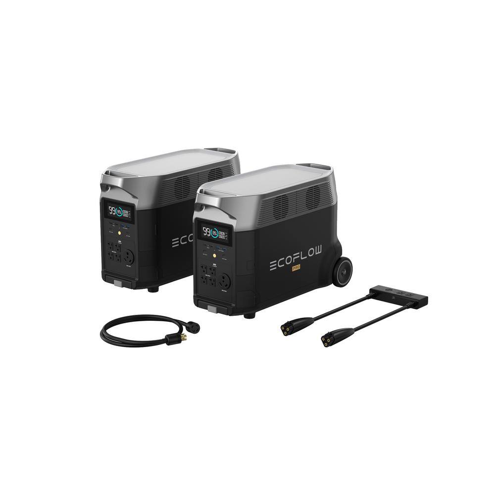 EcoFlow 3600W Output/7200W Peak PushButton Start Battery Generator