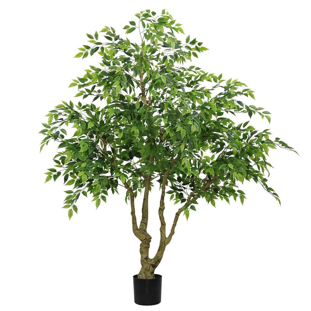 7 ft. Artificial Ficus Tree Banyan Tree in Pot, Suitable for Indoor and Outdoor Home and Office Decoration. price history on PriceWatchPro