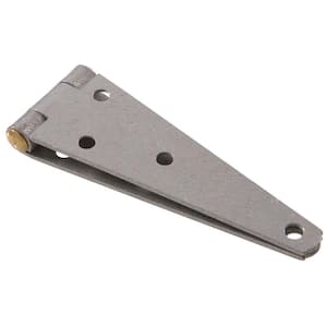Everbilt 10 in. x 10 in. Zinc-Plated Heavy Duty Strap Hinge 15406