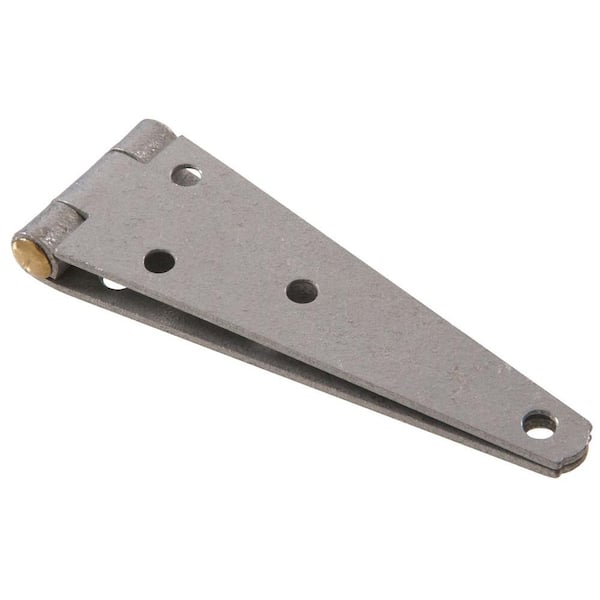 Everbilt 6 in. Zinc-Plated Strap Hinge 15404 - The Home Depot