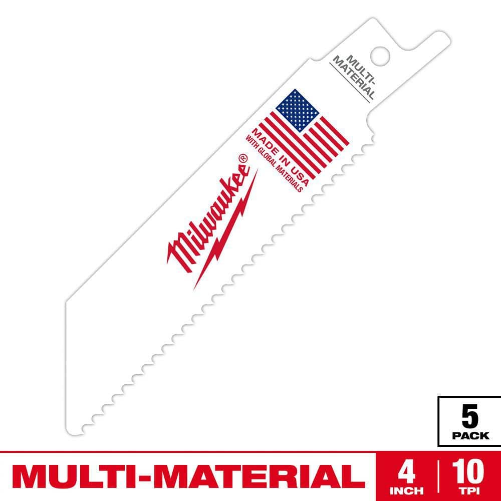 Milwaukee 4 in. 10 TPI Multi-Material Cutting BiMetalHACKZALL