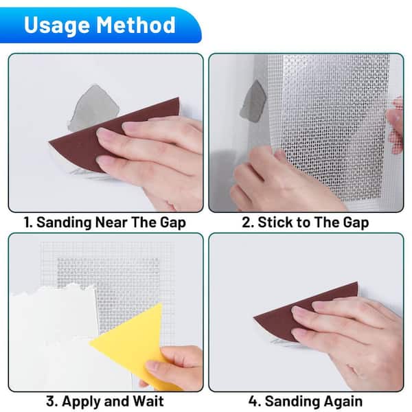 Spackle Wall Repair Kit,Drywall Repair Patch Kit,Simple Small Wall Hole Filler＆Efficient Crack - View #12